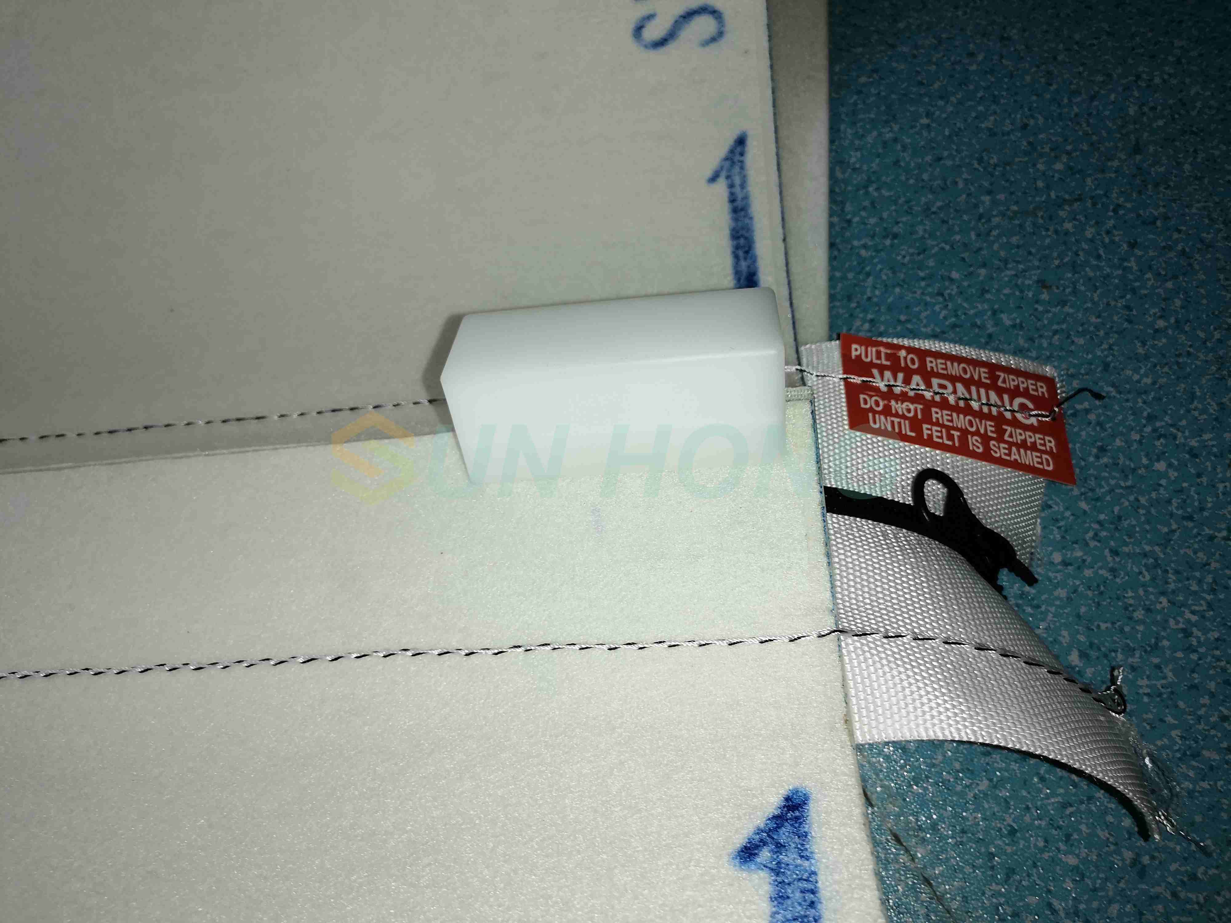 Papiermaschinenkleidung gefütterte Presse Filz