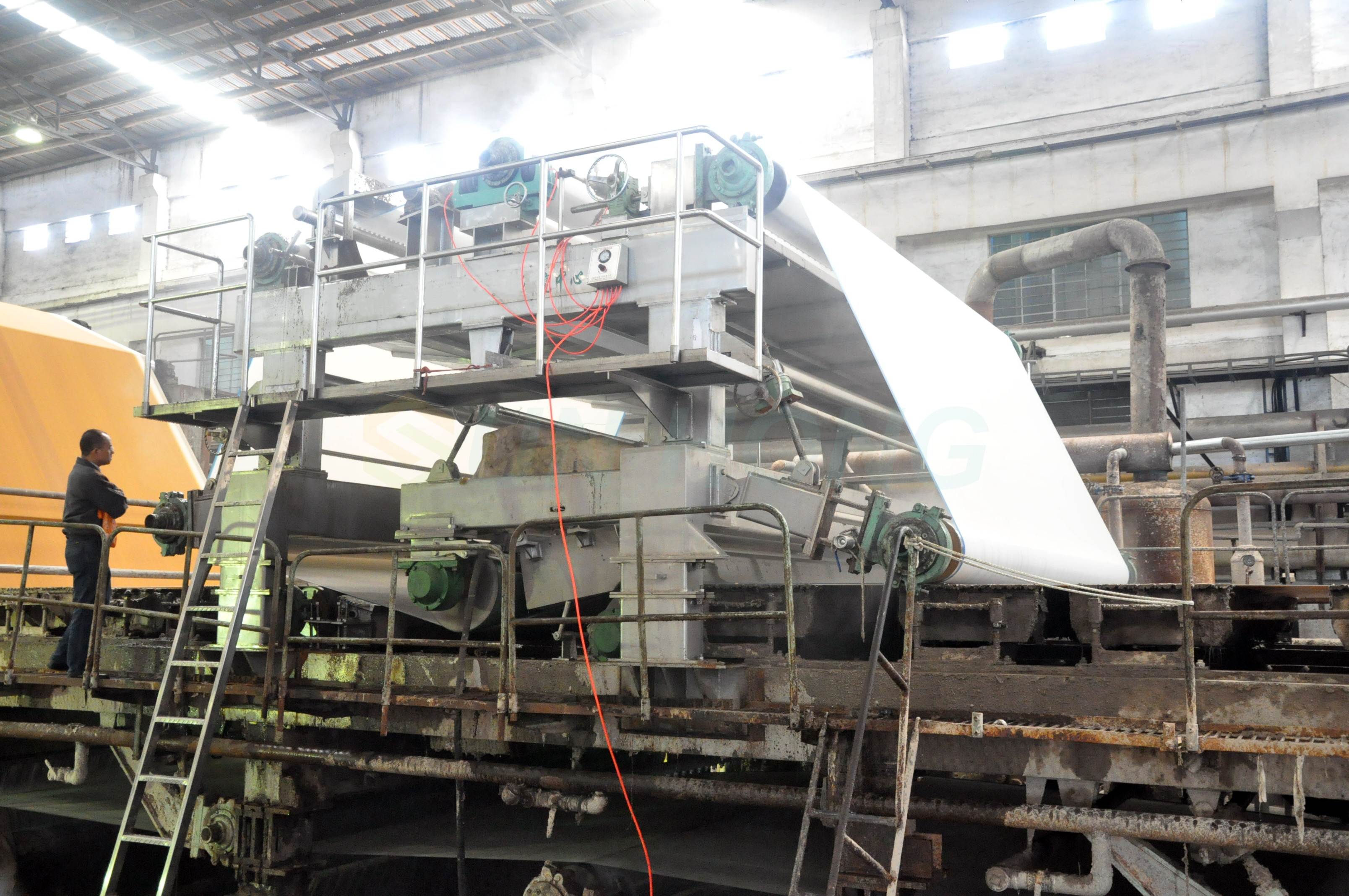 Oberformer der Papiermaschine