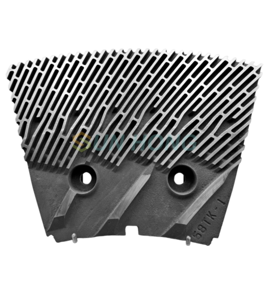 Raffinerplattensegment
