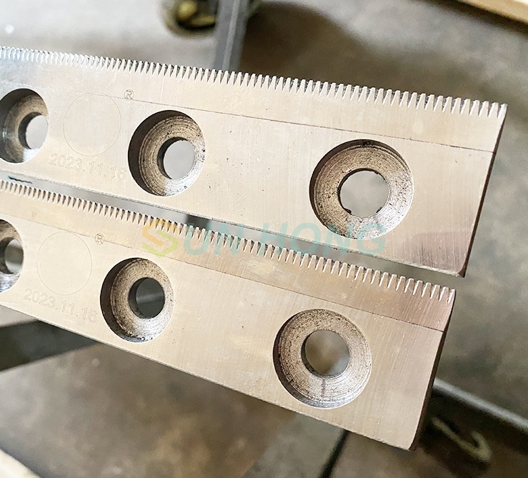 Wellblech -Kartonmaschine NC Schneidblatt Spiralmesser