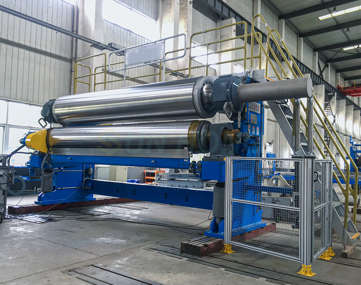 Harter Kalander mit kontrollierter Krone