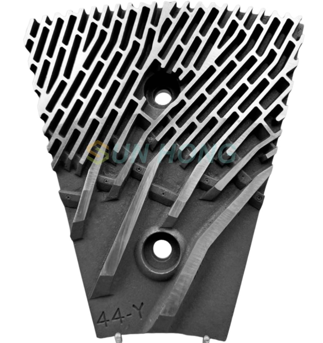 Raffinerplattensegment