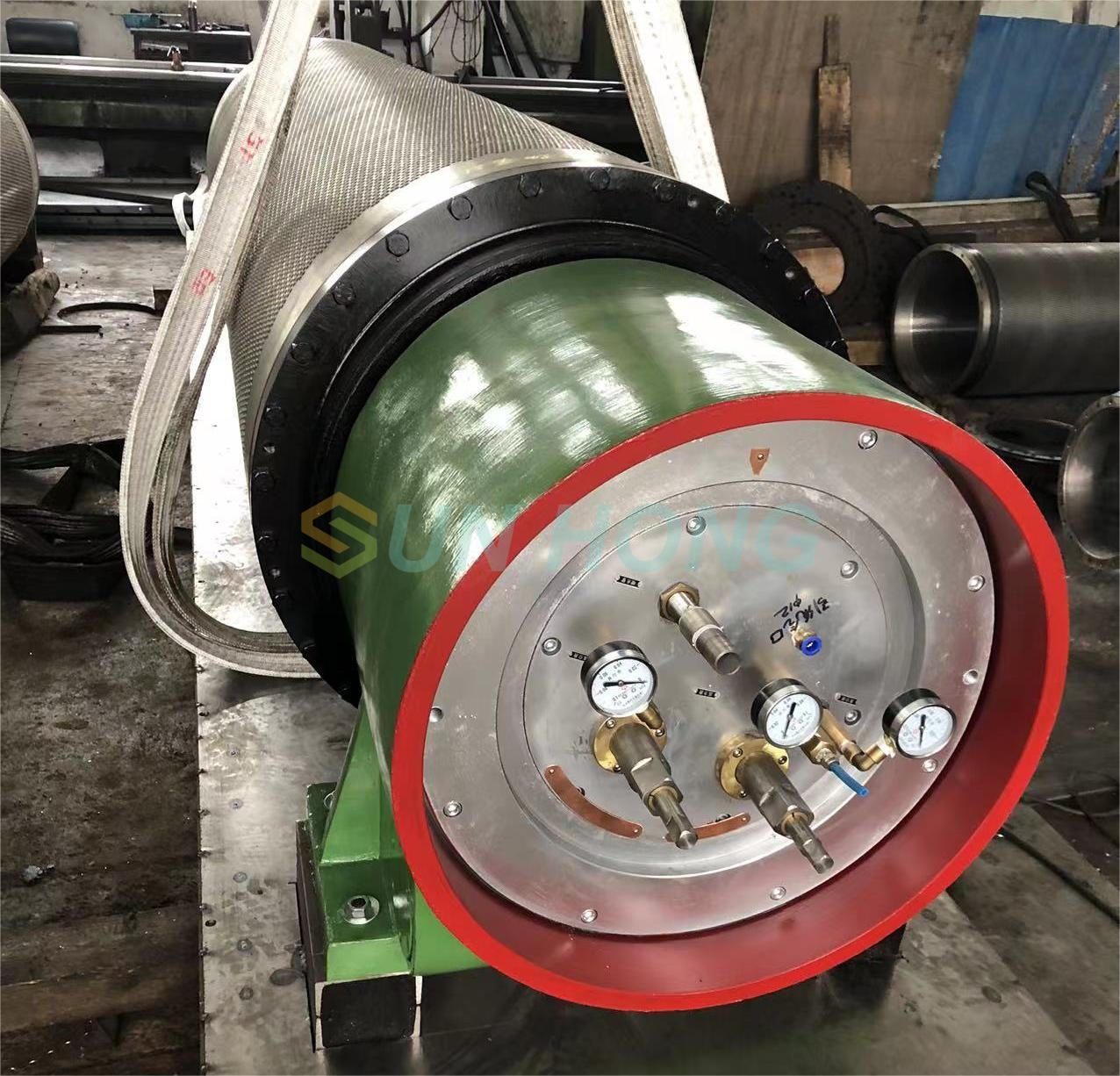 Papiermaschinen Vakuumsaug Press Roll Couch Rolle