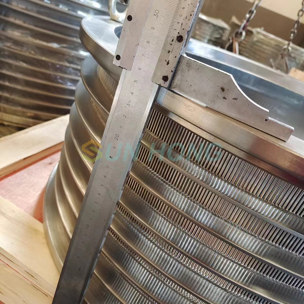 Papierzellstoff Zuflussabfluss -Screening -Slot -Druck Screenkorb Korb