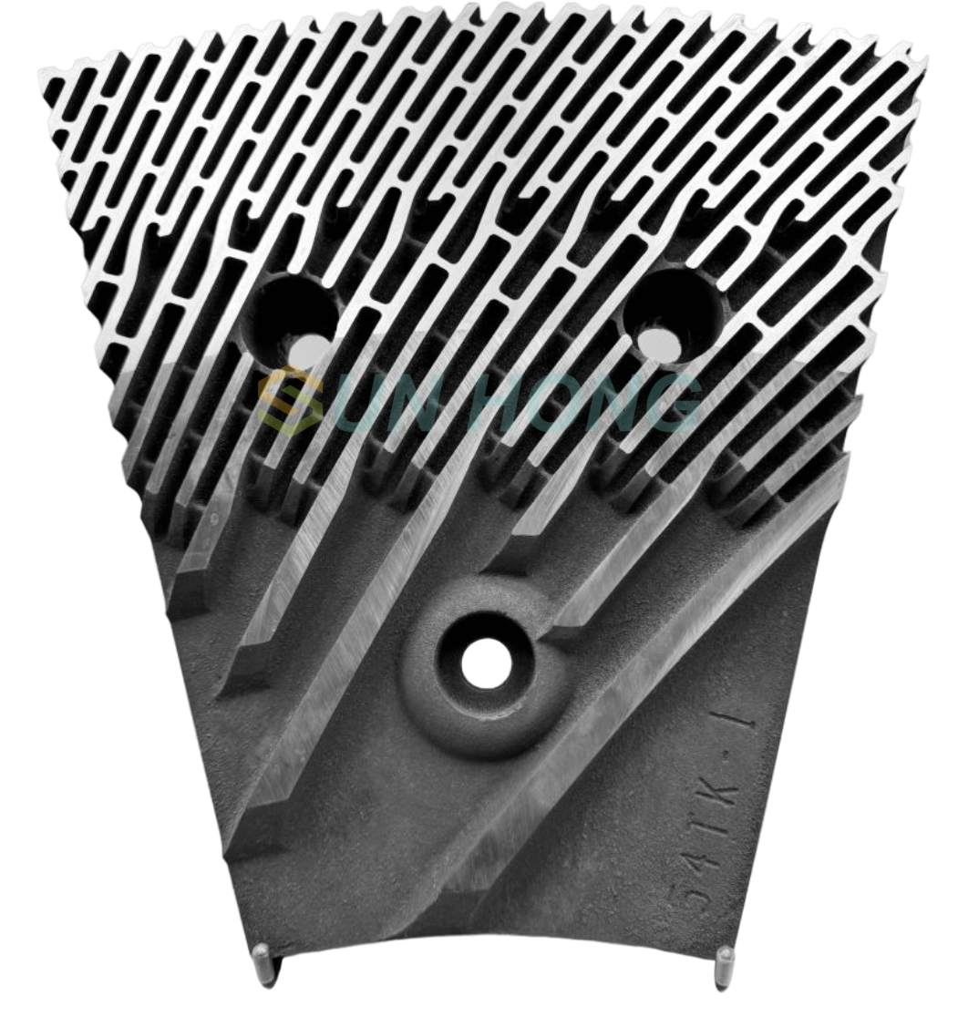 Raffinerplattensegment