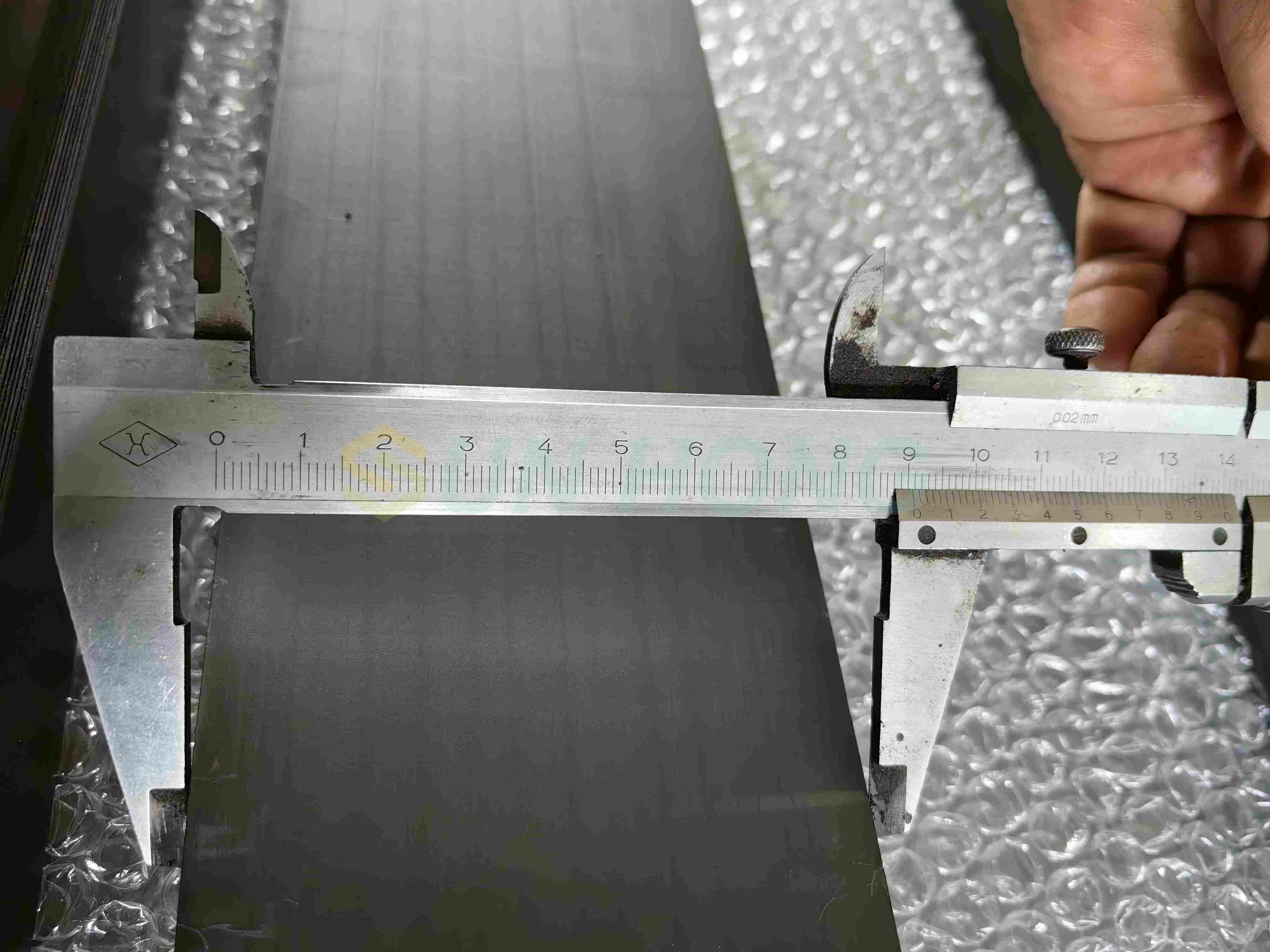 Papiermaschine Saugrolle UHMW Gummi -Graphit -Versiegelungsstreifen